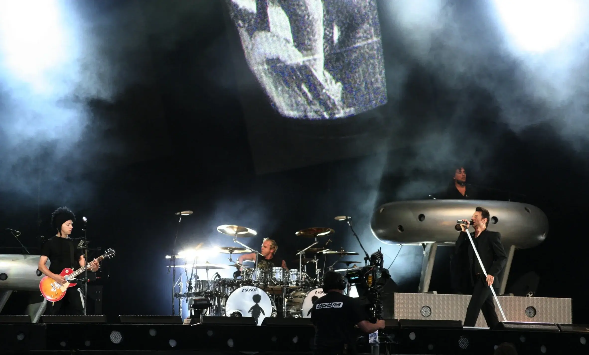 Depeche Mode in concert at the o2 Wireless music festival in London on June 25th 2006